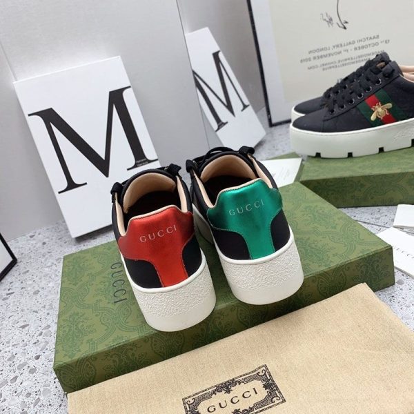 入手困難 グッチ〔エース〕ウィメンズ エンブロイダリー付き プラットフォーム スニーカー偽物 gum91788 - 画像 (7)