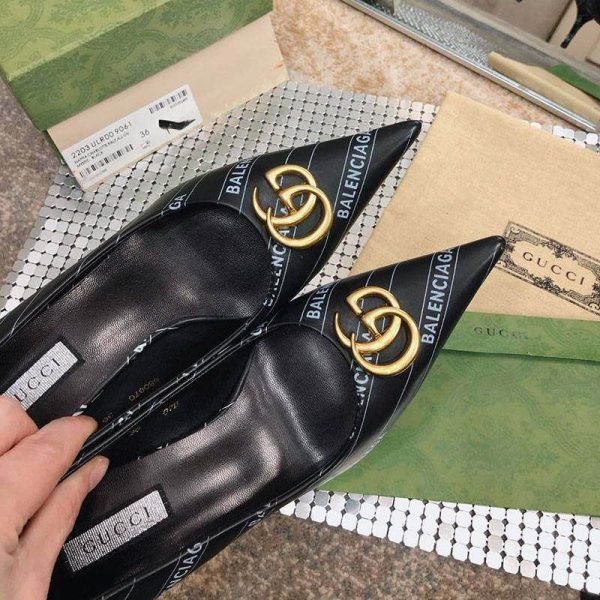 稀少 グッチxバレンシアガ コピー コラボ ナイフ パンプス gub49600 - 画像 (7)