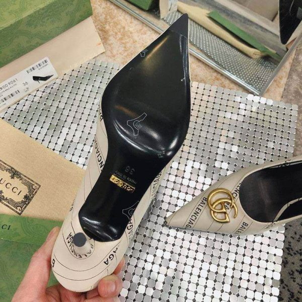 累積売上総額第１位！グッチxバレンシアガ コピー コラボ ナイフ パンプス gua01662 - 画像 (6)