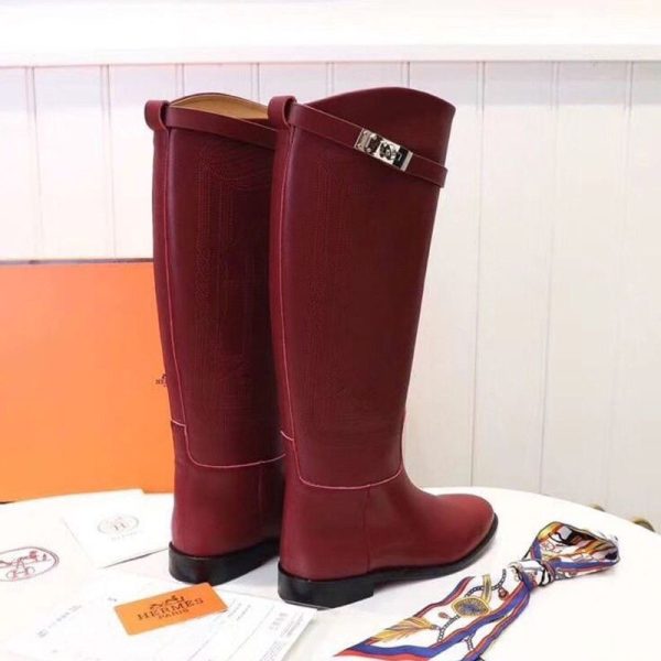 新作 エルメス ロングブーツ スーパーコピー ステッチ 馬具 シューズ ケリー erv31066 - 画像 (2)
