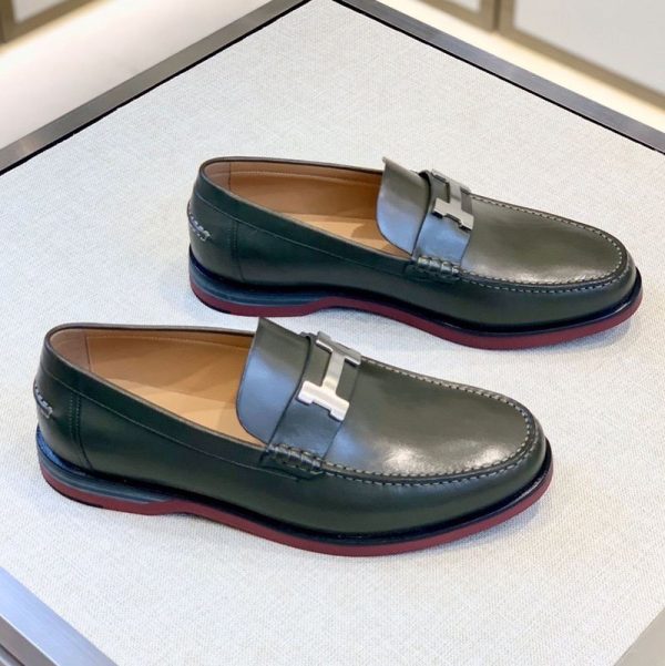 【人気】エルメス Paris パリ "H" ロゴ ローファー スーパーコピー erj15212 - 画像 (4)