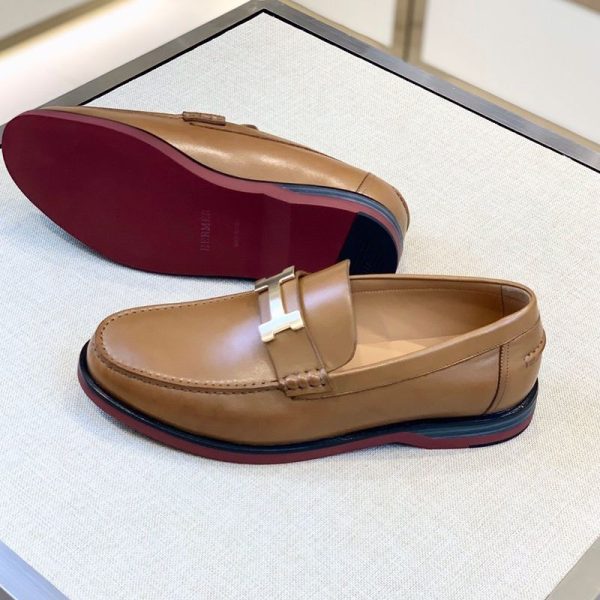 【人気】エルメス Paris パリ "H" ロゴ ローファー スーパーコピー ery72137 - 画像 (3)