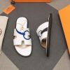 《夏の定番》エルメス イズミール 偽物 ペガサス サンダル スリッパ 2色 erm81322 - 画像 (11)