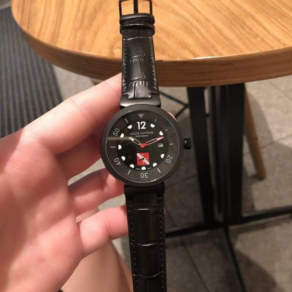 21-22AW ルイヴィトン 時計 偽物 タンブール ストリート ダイバー メンズ 44mm vun84140 - 画像 (4)