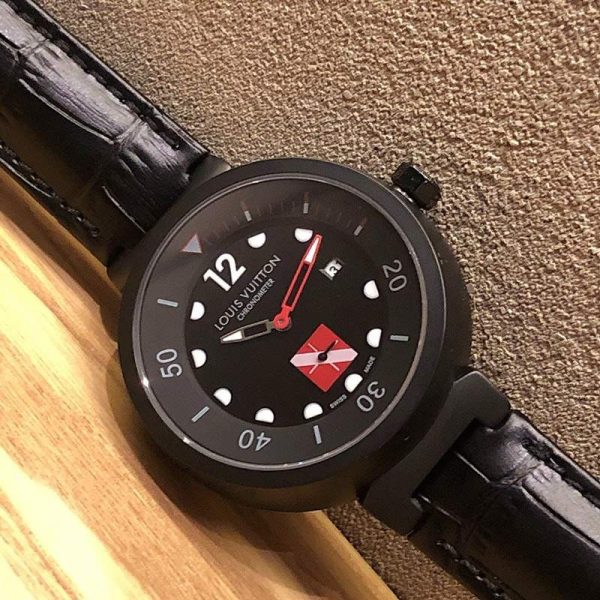 21-22AW ルイヴィトン 時計 偽物 タンブール ストリート ダイバー メンズ 44mm vun84140 - 画像 (6)