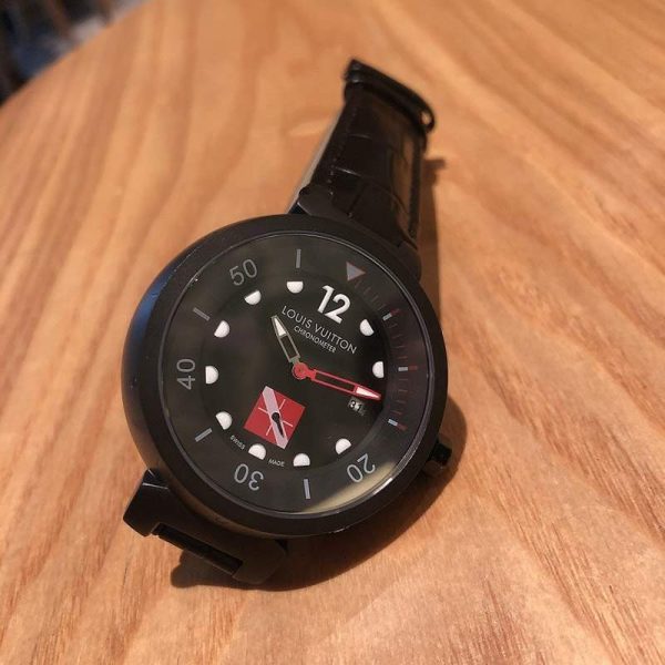 21-22AW ルイヴィトン 時計 偽物 タンブール ストリート ダイバー メンズ 44mm vun84140 - 画像 (7)