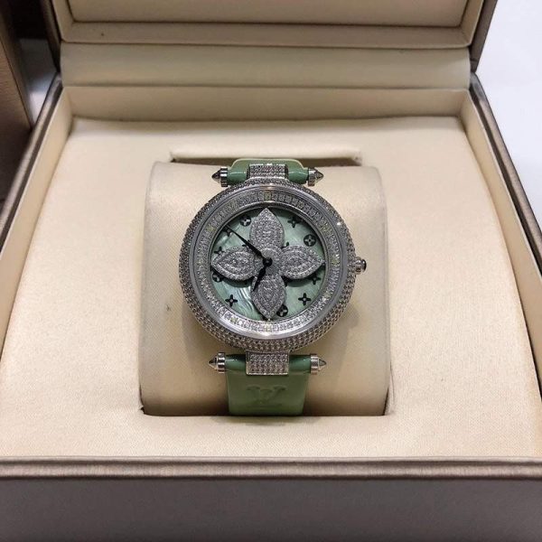 高品質♪ルイヴィトン 時計 全面ダイヤ コピーN級品 38mm 自動巻き vue43633 - 画像 (3)