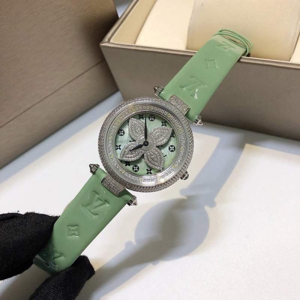高品質♪ルイヴィトン 時計 全面ダイヤ コピーN級品 38mm 自動巻き vue43633 - 画像 (4)
