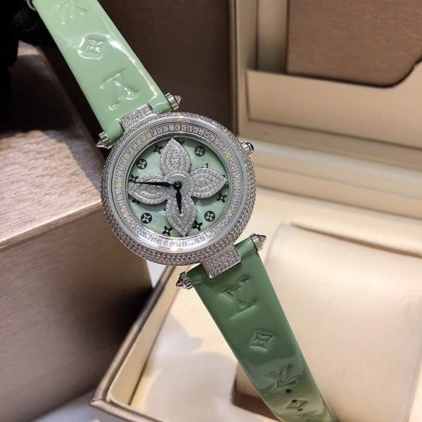 高品質♪ルイヴィトン 時計 全面ダイヤ コピーN級品 38mm 自動巻き vue43633 - 画像 (5)