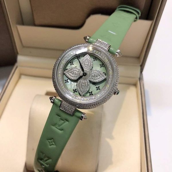 高品質♪ルイヴィトン 時計 全面ダイヤ コピーN級品 38mm 自動巻き vue43633 - 画像 (7)