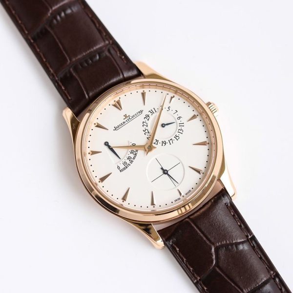 一目惚れ♪ジャガー・ルクルト 偽物 マスターウルトラスリム リザーブ ド マルシェ 39mm Jac12036 - 画像 (2)