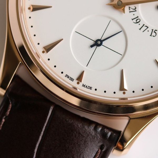 一目惚れ♪ジャガー・ルクルト 偽物 マスターウルトラスリム リザーブ ド マルシェ 39mm Jac12036 - 画像 (4)