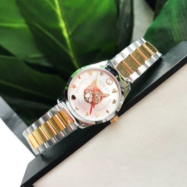 ★日本!!人気！グッチ G-タイムレス ウォッチ 偽物☆猫 38mm/27mm 腕時計 YA126596 - 画像 (5)