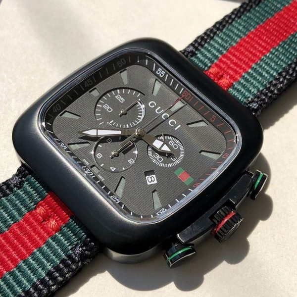 目を惹くカラー グッチ ウェブストライプストラップウォッチ スーパーコピー☆44mm☆ guz58671 - 画像 (3)