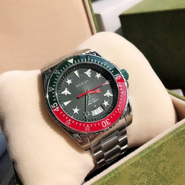 一目惚れ♪★SALE！人気のデザイン★グッチ ダイヴ メンズウォッチ コピー 45mm guq73694 - 画像 (5)