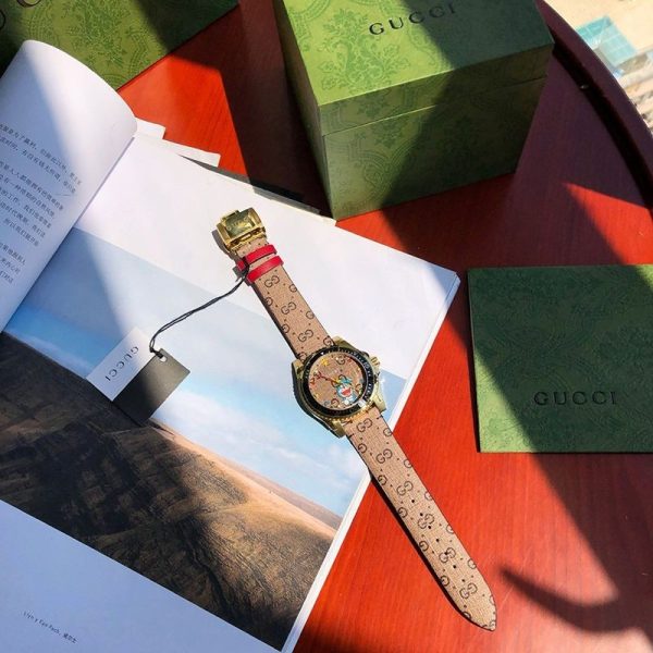 《大人気》グッチ ドラえもんコラボ【グッチ 時計 偽物】贅沢なお洒落☆話題Dive watch 38mm gug93137 - 画像 (2)