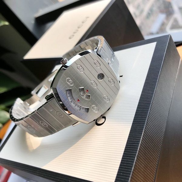 春もの新作グッチ☆グリップステンレススチールウォッチ 偽物 38mm/35mm YA157401 - 画像 (5)