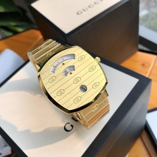 最安値挑戦グッチ☆グリップステンレススチールウォッチ 偽物 38mm/35mm gum73067 - 画像 (2)