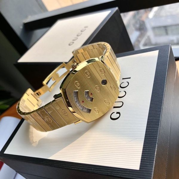 最安値挑戦グッチ☆グリップステンレススチールウォッチ 偽物 38mm/35mm gum73067 - 画像 (5)