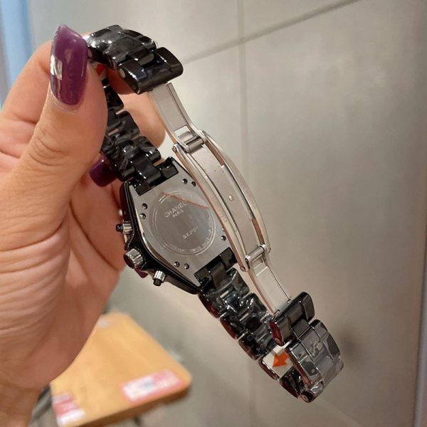 ☆超人気☆シャネル J12 クロノ コピー ブラックセラミック ダイヤモンドベゼル 41mm shf34448 - 画像 (5)