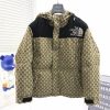 日本未入荷コラボ★ノースフェイス×グッチ スーパーコピー GGモノグラムダウンジャケット gur22252 - 画像 (2)