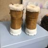 21-22AW プラダ ブロー シャーリングライン スエード スノーブーツ puy18038 - 画像 (8)