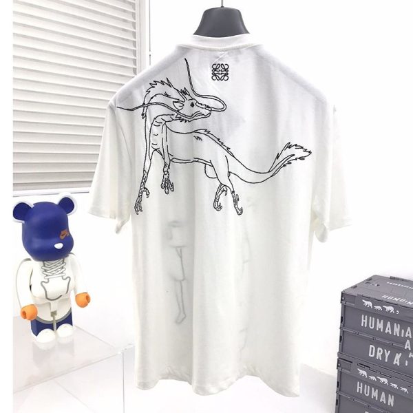 人気急上昇ロエベ×千と千尋の神隠し 偽物 千尋 エンブロイダリー Tシャツ (コットン) S928Y22X03 - 画像 (2)