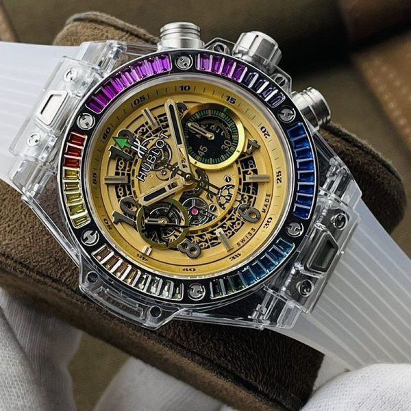 セール新作ウブロ コピー 腕時計 ビッグバン サファイア 限定生産500本 huu61945 - 画像 (6)