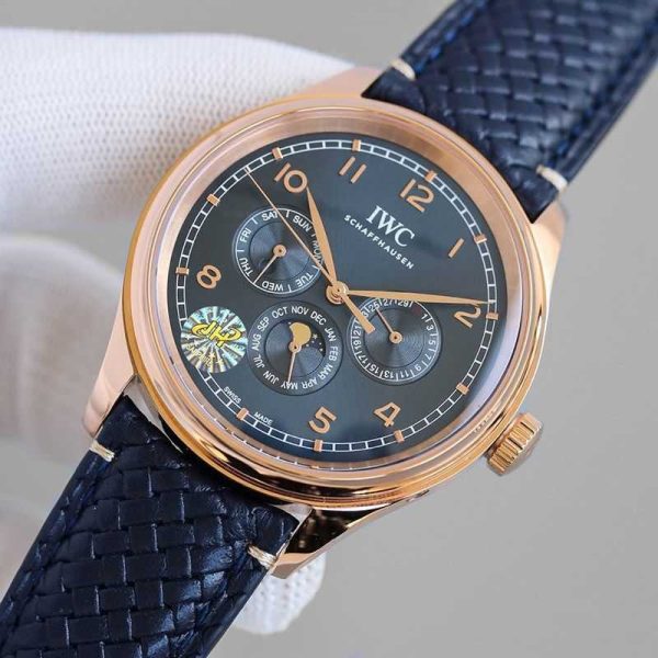 希少色IWC コピー ポルトギーゼ パーペチュアル カレンダー 時計 42 iwu90858 - 画像 (3)