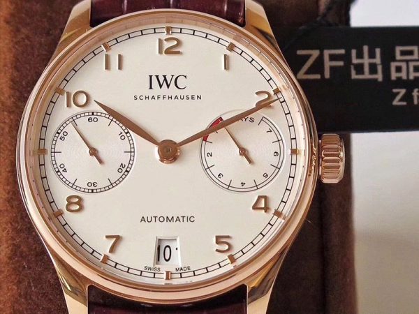 21-22AWIWC 時計 スーパーコピー ポルトギーゼ オートマティック 7デイズ iwo78428 - 画像 (3)