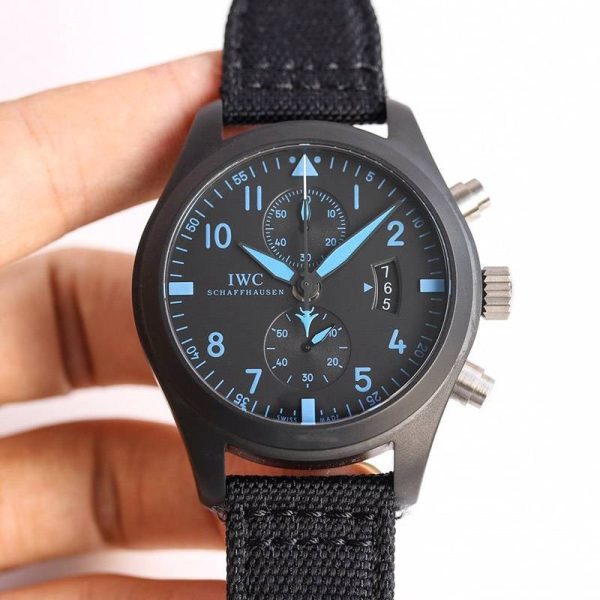 大人気！IWC 時計 偽物 パイロットウォッチクロノ・トップガン iwr90549 - 画像 (2)