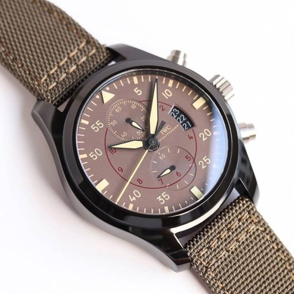 超希少！IWC 時計 コピー パイロットウォッチクロノ・トップガン iwj73667 - 画像 (4)