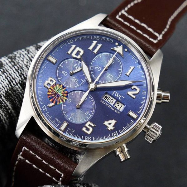 超希少！IWC 偽物 パイロットウォッチ クロノ オートマティック スピットファイア iwz29640 - 画像 (2)