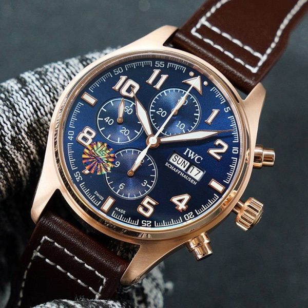超希少！IWC 偽物 パイロットウォッチ クロノ オートマティック スピットファイア iwz29640 - 画像 (5)