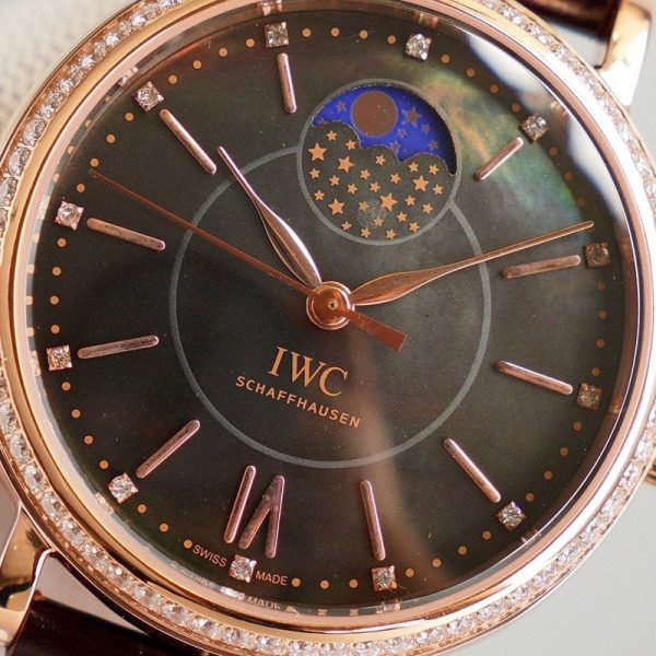 大人気!!新色IWC ポートフィノ 偽物 オートマティック ムーンフェイズ37 2色 iws89946 - 画像 (5)