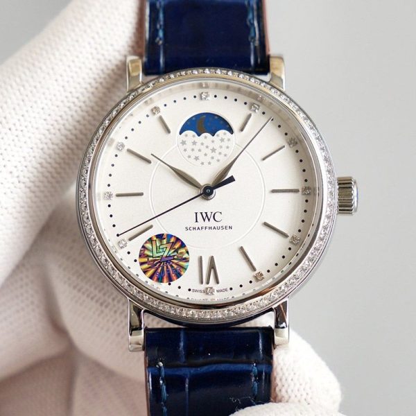 21AW新作IWC コピー ポートフィノ オートマティック ムーンフェイズ37 2色 iwz16608 - 画像 (2)