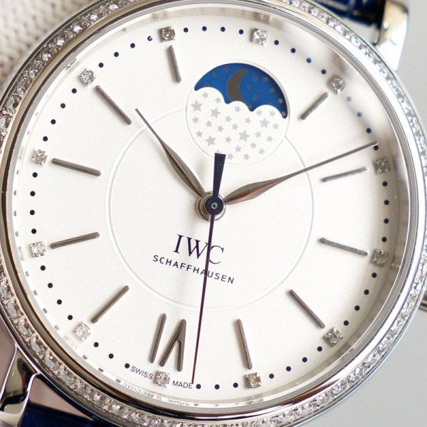 21AW新作IWC コピー ポートフィノ オートマティック ムーンフェイズ37 2色 iwz16608 - 画像 (3)
