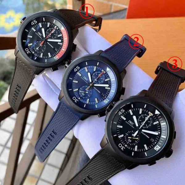 ☆超人気☆IWC アクアタイマー 偽物 クロノグラフ ガラパゴス アイランド 3色 iwq55660
