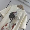 一目惚れ♪ロエベ コピー 千尋 オーバーサイズ エンブロイダリー Tシャツ (ヘンプ＆コットン)S928Y22X01 - 画像 (6)