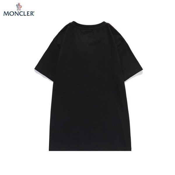 目を惹くカラーモンクレール コピー ビッグ ロゴ T シャツ mom19216 - 画像 (4)