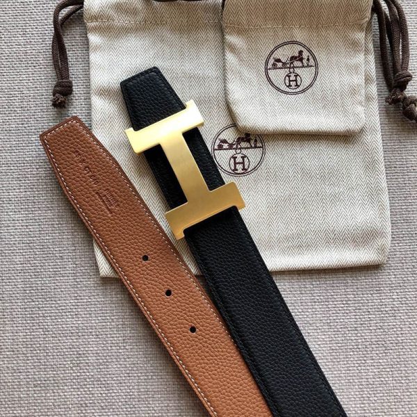 世界中で大人気♪エルメス☆ベルトバックル Hギヨシェ リバーシブル コピー 38mm 2色 erm78088 - 画像 (3)
