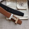 世界中で大人気♪エルメス☆ベルトバックル Hギヨシェ リバーシブル コピー 38mm 2色 erm78088 - 画像 (5)