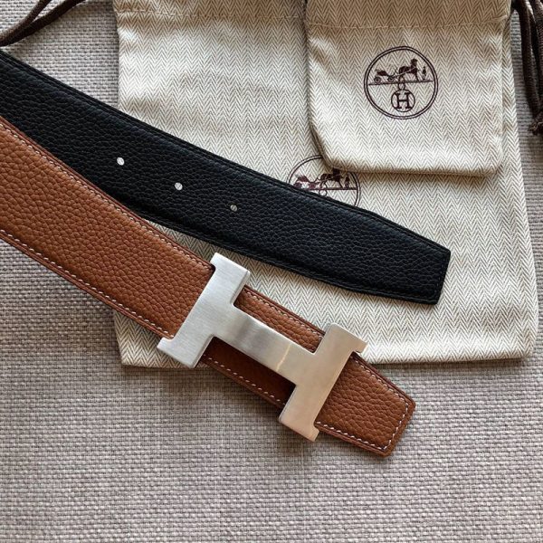 世界中で大人気♪エルメス☆ベルトバックル Hギヨシェ リバーシブル コピー 38mm 2色 erm78088 - 画像 (5)