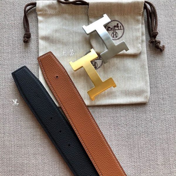 世界中で大人気♪エルメス☆ベルトバックル Hギヨシェ リバーシブル コピー 38mm 2色 erm78088 - 画像 (6)