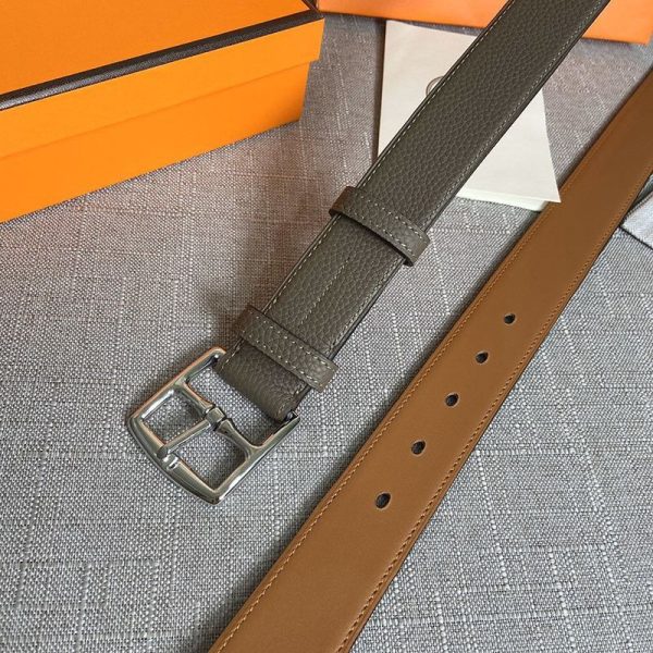 希少色★エルメス 偽物★リバーシブルベルト ネイサン 35mm erg47226 - 画像 (4)