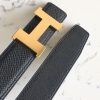 可愛い★エルメス★シルバー アンクレH 偽物 25mm リバーシブルベルト ern09779 - 画像 (4)