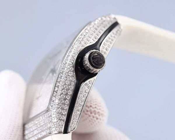★日本!!人気！フランクミュラー カサブランカ V45 偽物 全面ダイヤ54mm fra98326 - 画像 (7)
