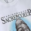 一目惚れ♪バレンシアガ クルーネック Tシャツ 偽物 SACRE COEUR ホワイト baz66910 - 画像 (6)