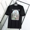 春もの新作バレンシアガ クルーネック Tシャツ コピー SACRE COEUR ブラック bar35088 - 画像 (3)