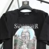 春もの新作バレンシアガ クルーネック Tシャツ コピー SACRE COEUR ブラック bar35088 - 画像 (4)